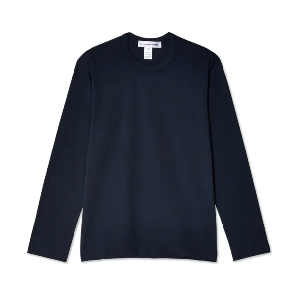 CDG FOREVER Men's Long Sleeve Tee Navy