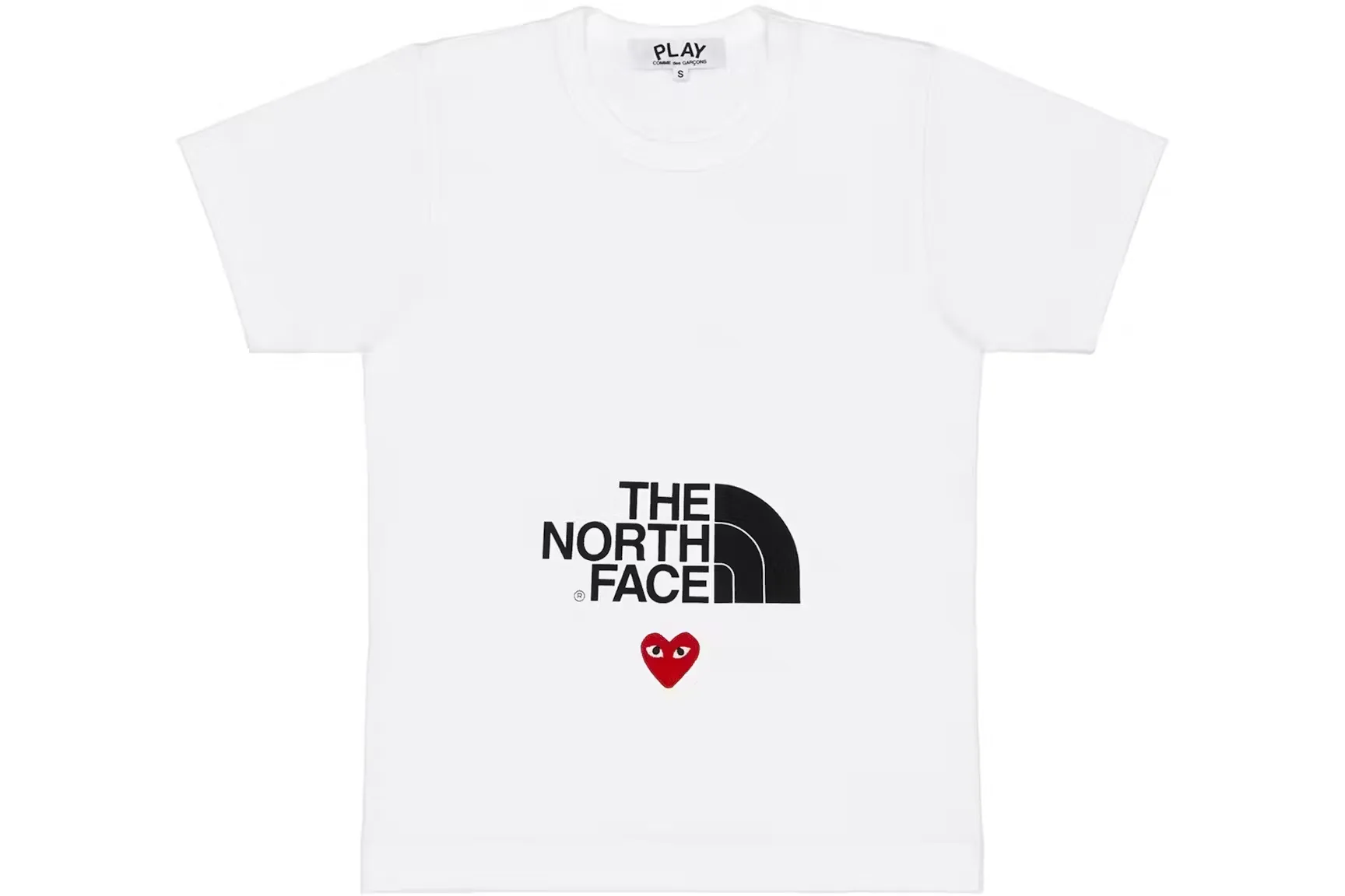 CDG-Play-x-The-North-Face-Ladies-T-Shirt-White.webp
