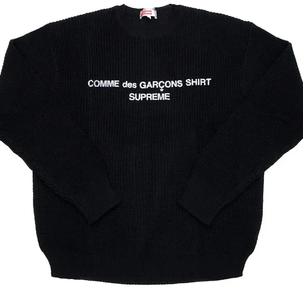 Comme des Garcons Black Knit Sweater